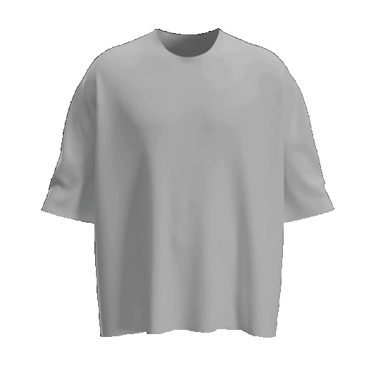 Oversize-shirt 3D Mockup